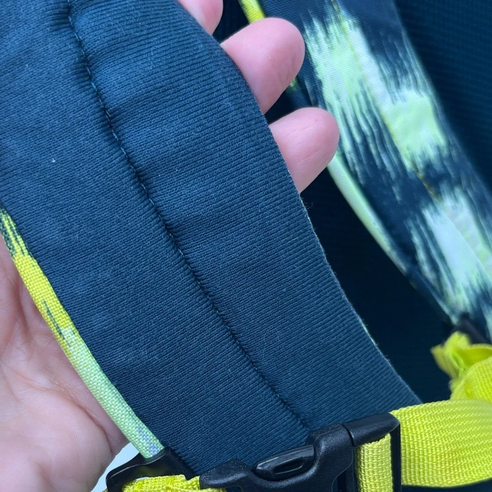 The North Face Black Yellow Patterned Backpack TOT8551F